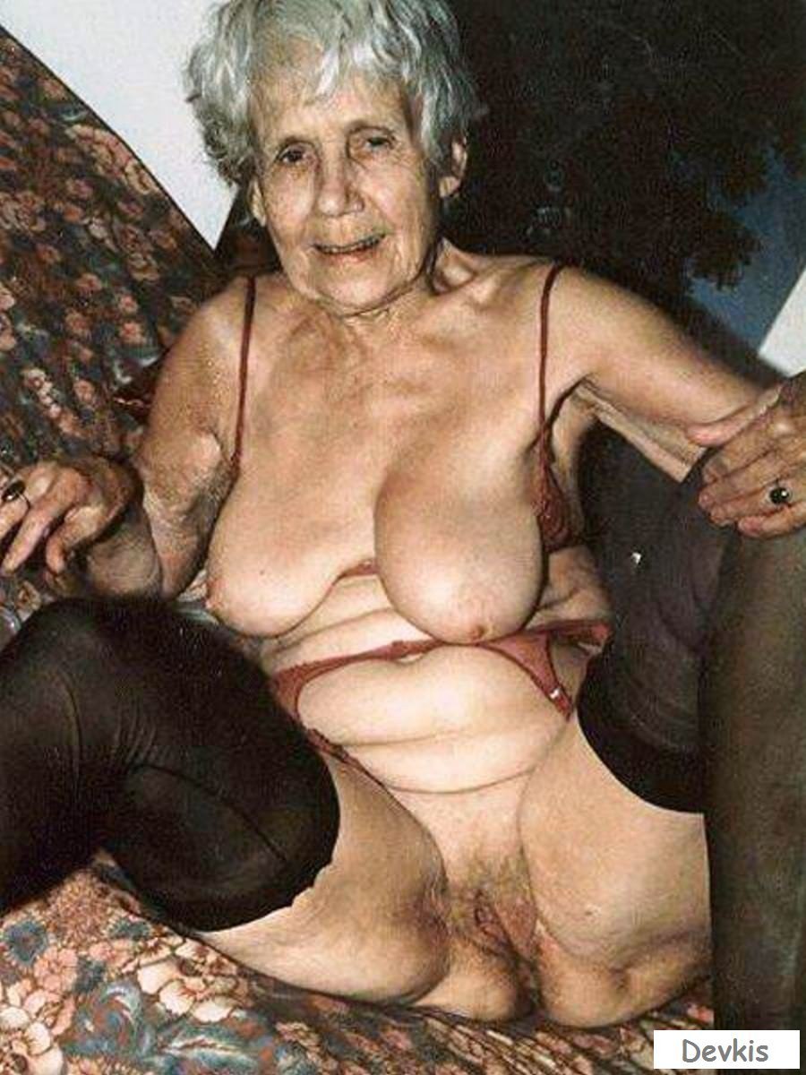 Naked hairy old women