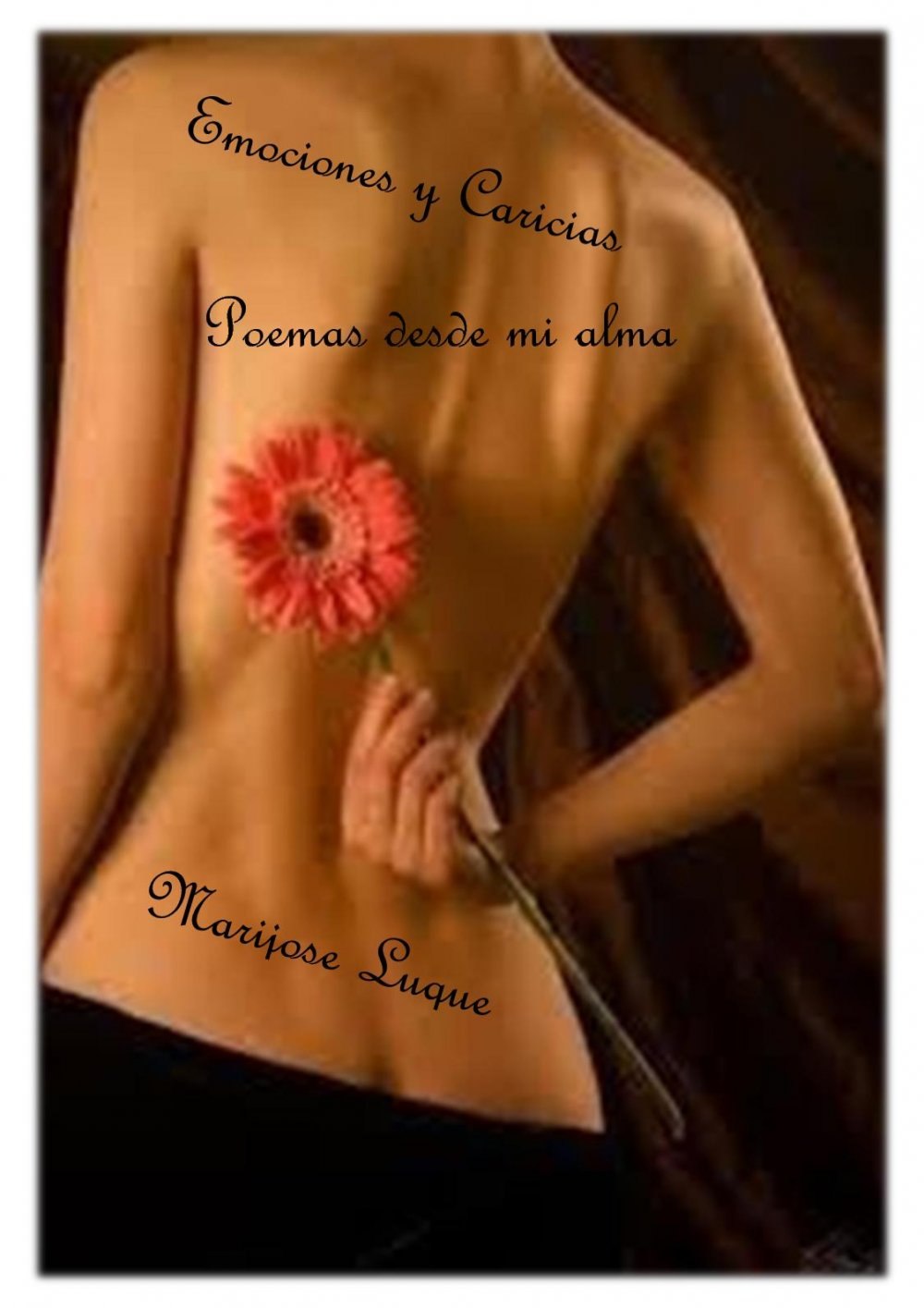 Girls naked in red flowers