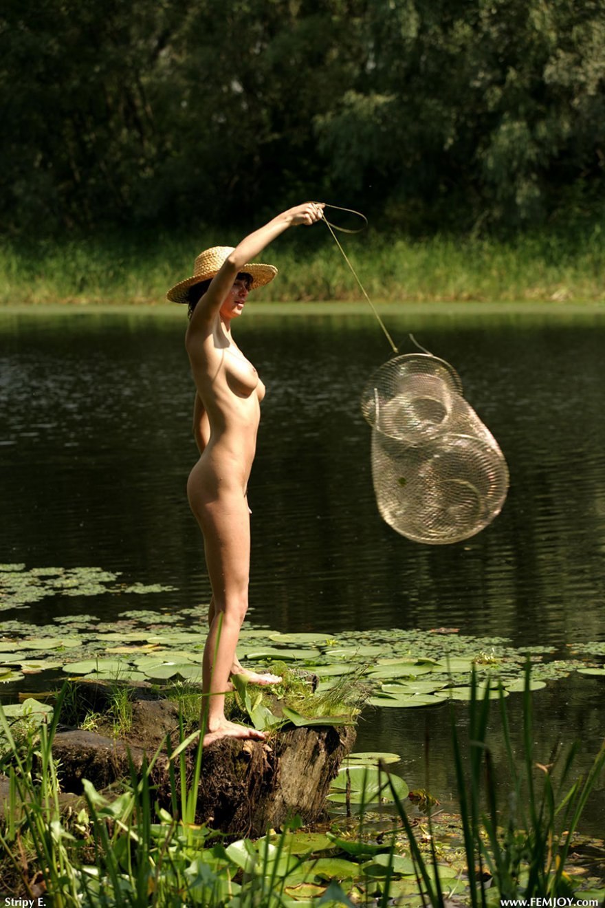 Girl in the swamp naked