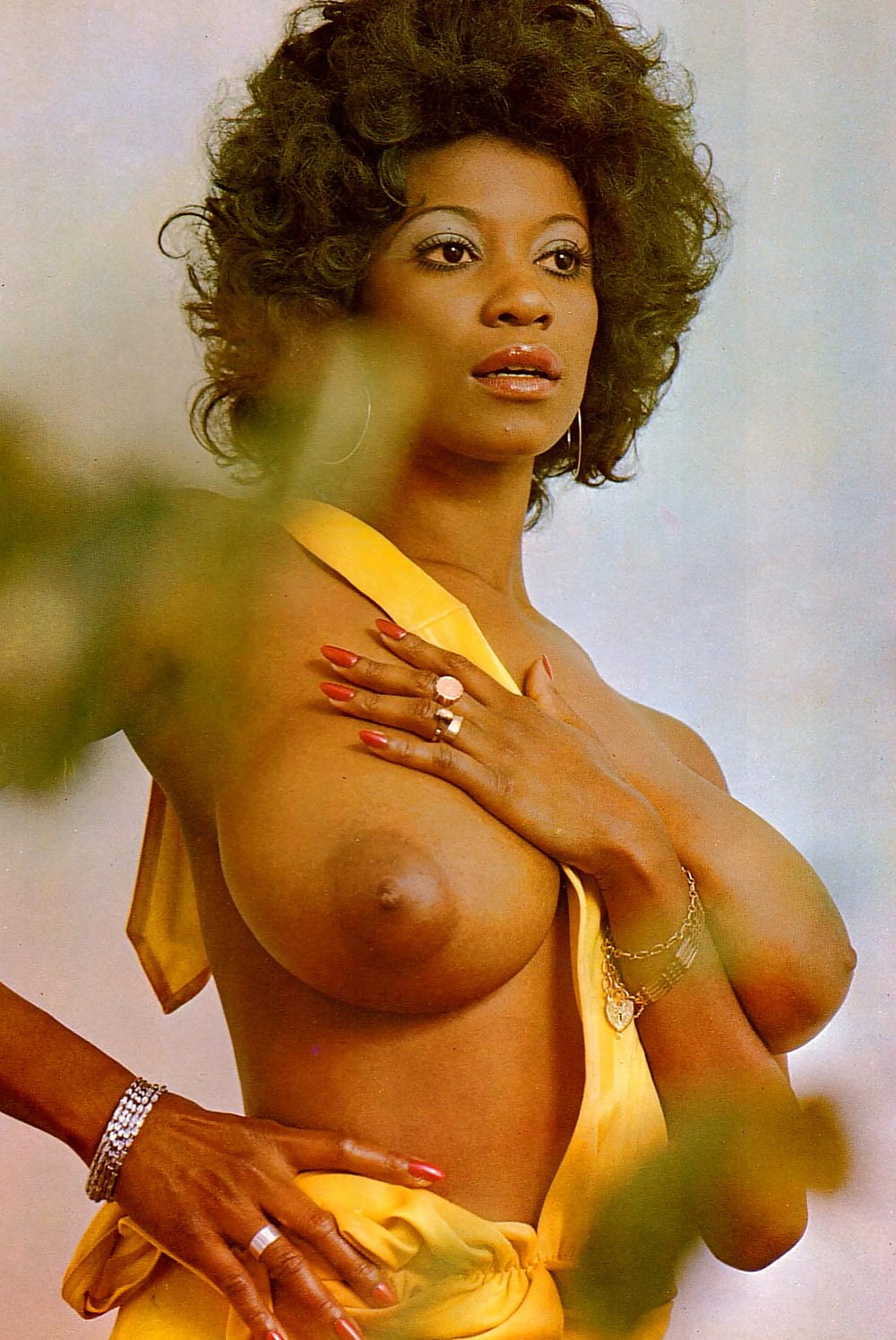 Vintage black woman hairy nude