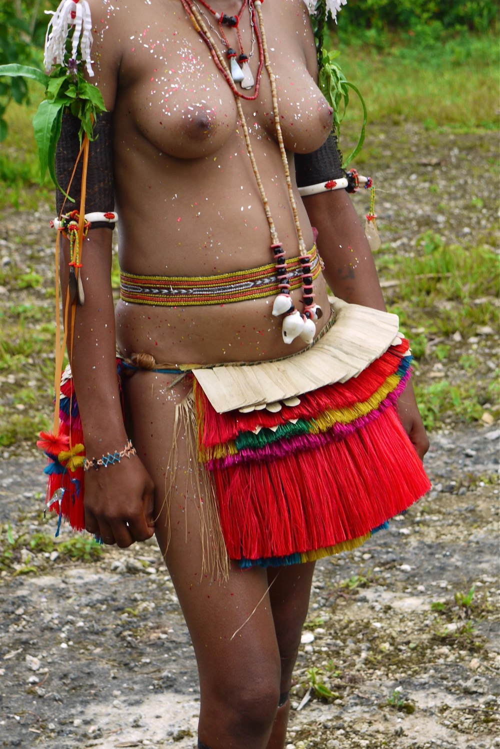 Naked women from the tribe