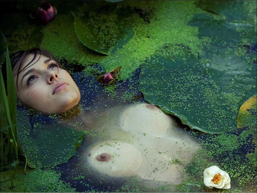 Girl in the swamp naked