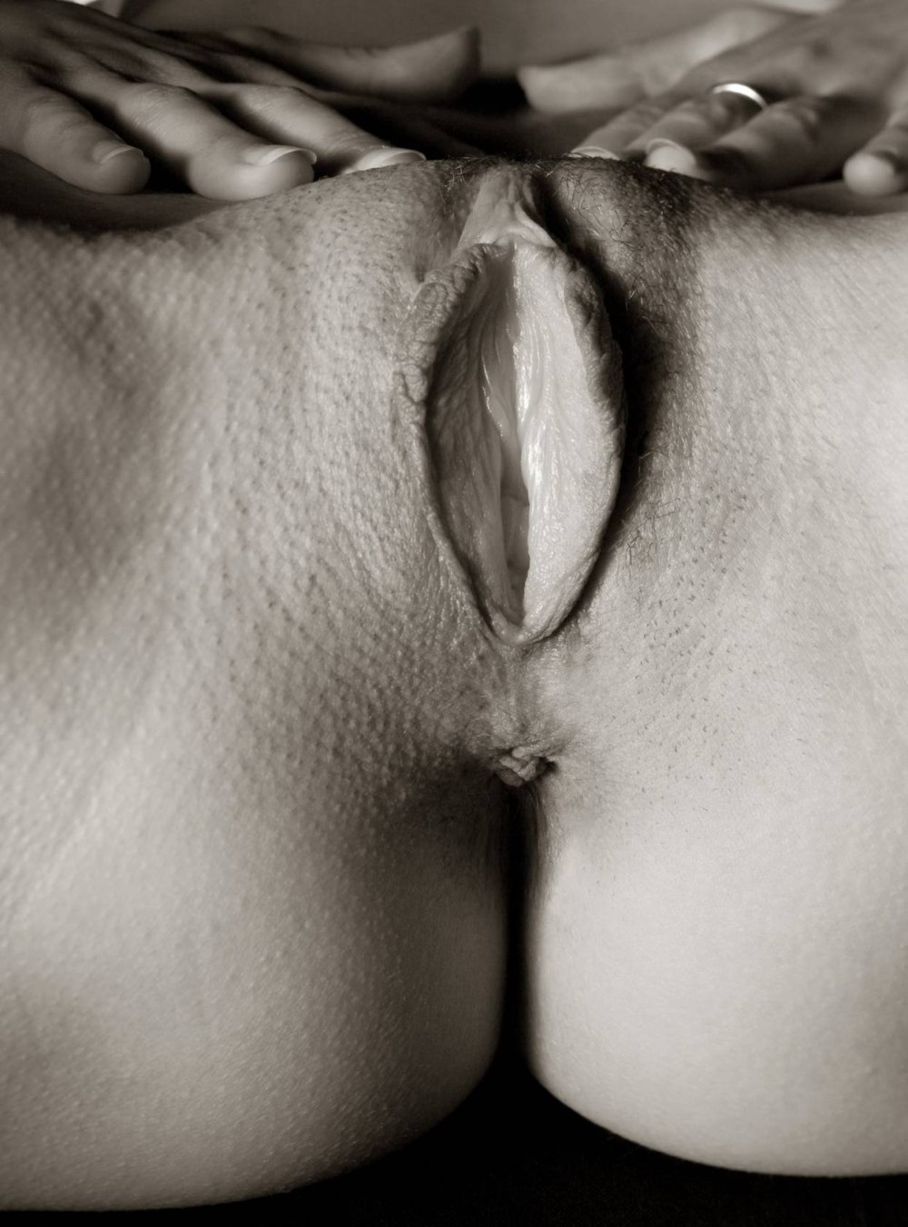 Woman in ecstasy close -up