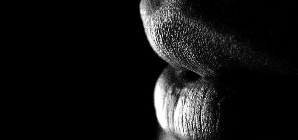 Beautiful dick on a black background