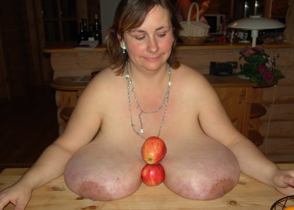 Female breasts to the knees