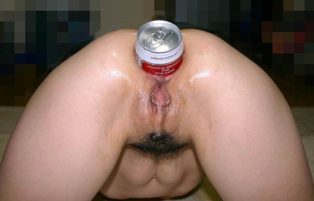 Put the bottle in the ass