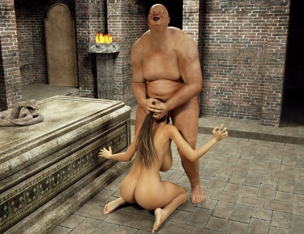 Giant Giant attacks a city without panties she is naked