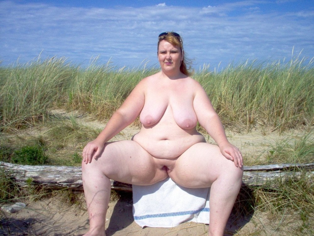 Mature bbw in nature