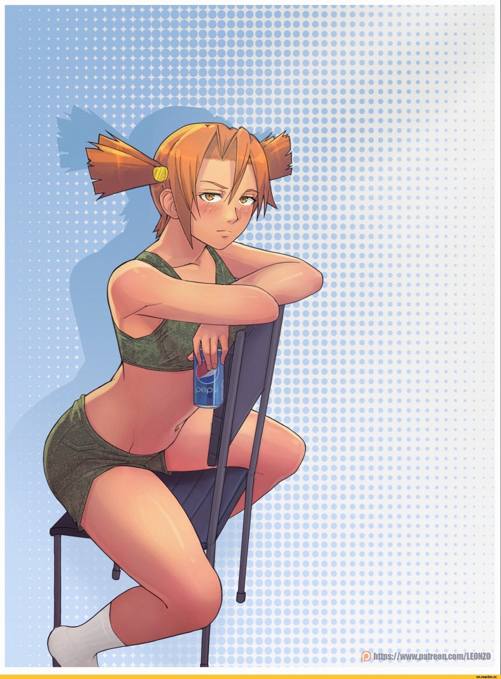 Hentai Arta with Alice Dvachevskaya from the game herself